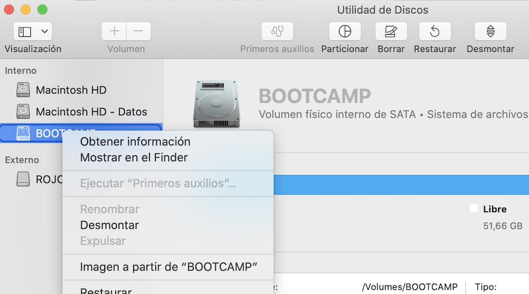 Imagen a partir de Mac